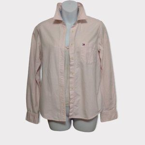 Tommy Hilfiger Pinstripe Button Up  Long sleeve collared Shirt